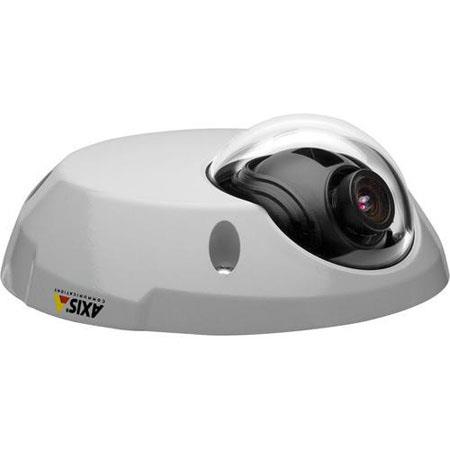 Axis Communications Fixed dome camera with rugged design, adapted for mobile video surveillance. Fixed lens. 1.3 megapixel 1/3