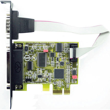 Axxon EPP/ECP Parallel Port + RS232 Serial PCI Express Controller Card