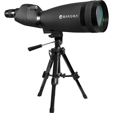 Barska 25 - 75 x 100 Gladiator Series Water Proof Straight View Spotting Scope with Tripod image