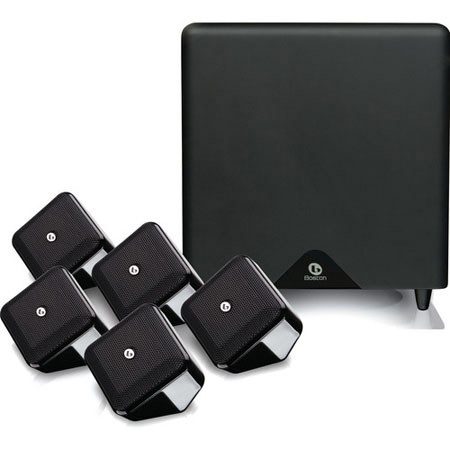 Boston Acoustics SoundWare XS Home Theater System Speakers Special Edition, Black