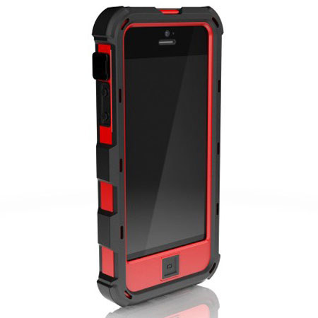 Ballistic Hard Core (HC) Case for iPhone 5, Black/Red