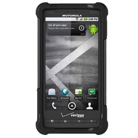 Ballistic Shell Gel (SG) Case for Motorola Droid X & Droid X2 - Black/Grey