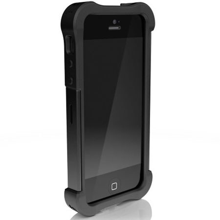 Ballistic Shell Gel Maxx Case for iPhone 5, Black/Black