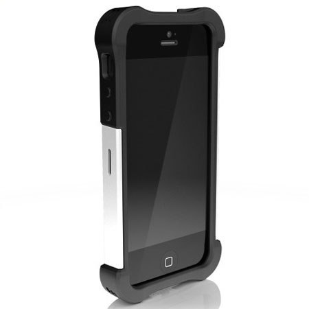 Ballistic Shell Gel Maxx Case for iPhone 5, Black/White