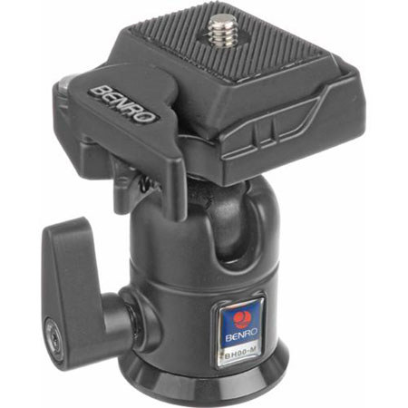 Benro BH-00-M BH-Series Single Action Ball Head with Quick Release, Supports 5.5 lbs (2.5 kg) image