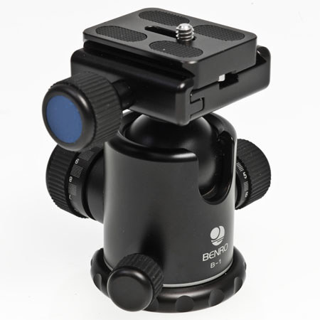 Benro B-1 B-Series Ball Head with Quick Release, Supports 26.4 lbs (12 kg) image
