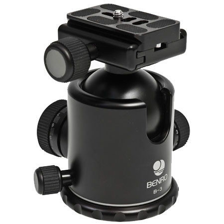 Benro B-3 B-Series Ball Head with Quick Release, Supports 66 lbs (30 kg) image