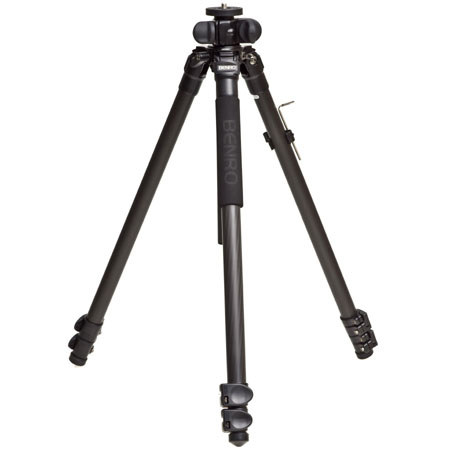 Benro C-297EX Carbon Fiber Flexpod with Quick Lock 3 Section Legs, Supports 13.2 lbs (6 kg), Maximum Height 70" image