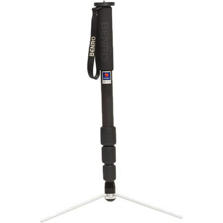 Benro MC-91M8 Carbon Fiber Monopod with 4 Leg Sections with Three Bottom Fold-Out Legs, Maximum Height 64" image