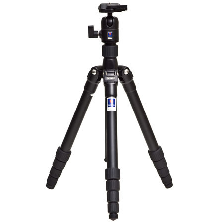 Benro TRA-269 Travel Angel, Aluminum Tripod with Quick Release Ball Head, Maximum Height 62", Supports 13.2 lbs (6 kg) image