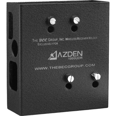 BEC Group Wireless Receiver Mounting Box for Azden 1000 UDR Receiver to Video Cameras