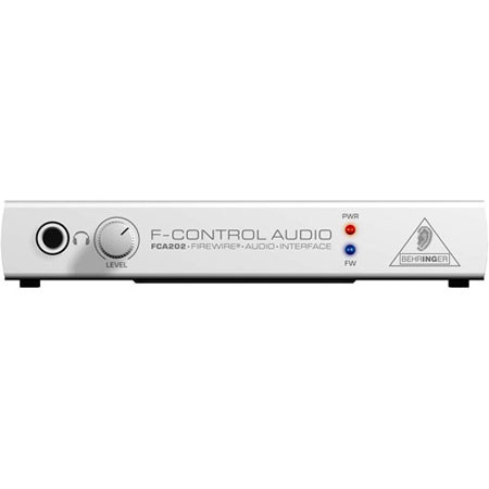 Behringer F-CONTROL AUDIO FCA202 Audiophile 2-In/2 Out 24-Bit/96 kHz FireWire Audio Interface