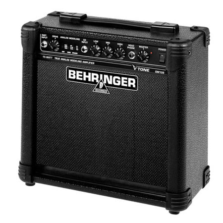 Behringer V-TONE GM108 True Analog Modeling 15-Watt Guitar Amplifier with Original 8" BUGERA Speaker