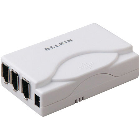 Belkin 6 Port Firewire Hub Supports 6 Pin with Throughput of up to 400Mbps. image