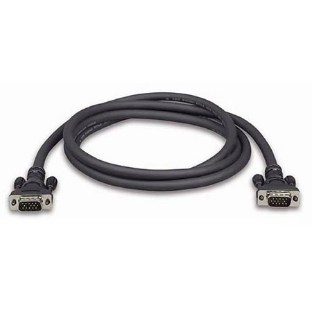 Belkin F3H982-06OM-SN VGA/SVGA Monitor Cable with Coax, HDDB15M/HDDB15M; 6 Foot Cable