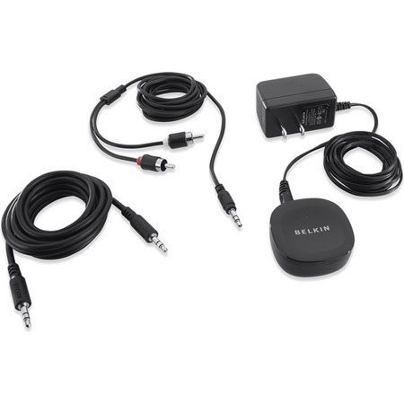 Belkin F8Z492TTP Bluetooth Music Receiver, 33' Antenna Range, Bluetooth 2.1 Wireless Technology
