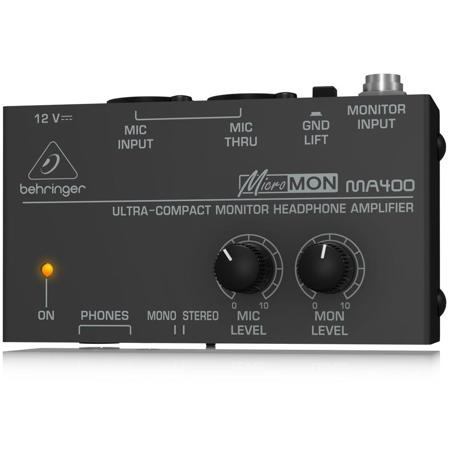 UPC 689076810081 product image for Behringer Micromon MA400 Ultra-Compact Monitor Headphone Amplifier, 15Hz-25 kHz  | upcitemdb.com