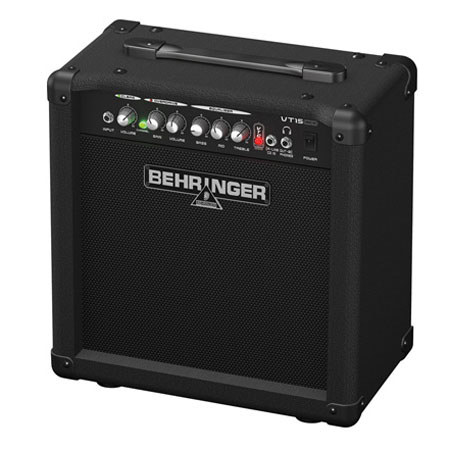 Behringer VIRTUBE VT15CD 15-Watt Guitar Amplifier with 2 Channels, VTC Tube Modeling and Original BUGERA 8" Speaker