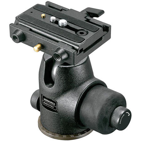 Bogen - Manfrotto Hydrostatic Ball Head with RC5 Rapid Connect Short Sliding Video Plate, Supports 26.5 lbs image