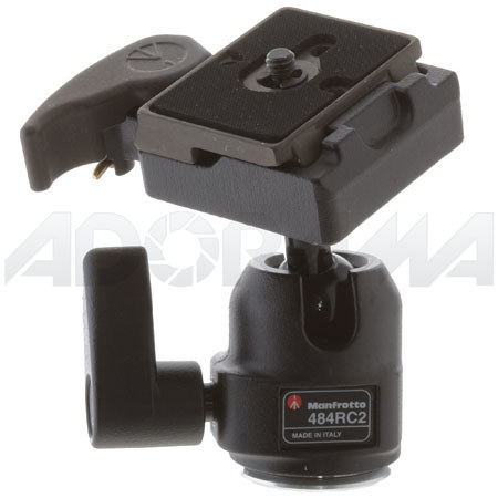 Bogen - Manfrotto Mini Ball Head with RC2 Rapid Connect Quick Release System - Supports 8.8 lbs image