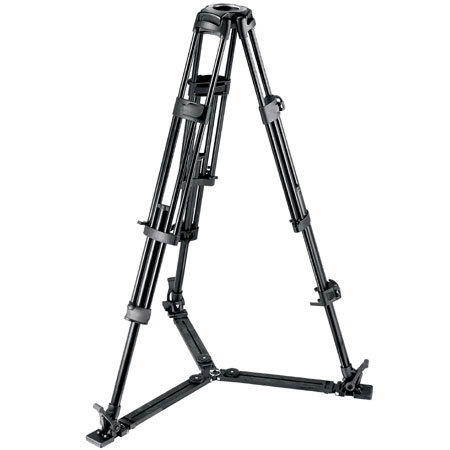 Bogen - Manfrotto 525MVB Light Weight Pro Video Tripod Kit with 501 Pro Video Head &amp; Case image