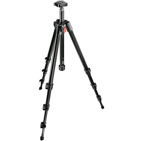 Bogen - Manfrotto 715B Digi-Tripod with Ball Head &amp; Case - Black Finish - Support 2.7 lbs image