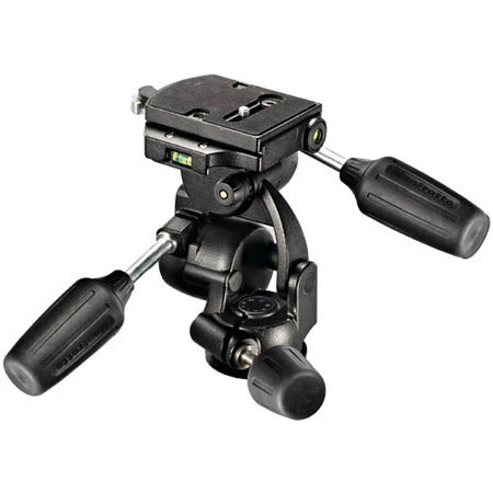 Bogen - Manfrotto 808RC4 3-Way Pan/Tilt Head with Quick Release - Supports 17.6 lbs image