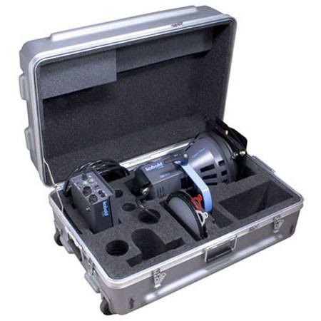 Bron Kobold DW 800 Open Face Flight Kit, with 800 watt HMI Head, Ballast, Lamp, Open Face Reflector, Filters & Case