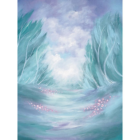 Studio Dynamics General Scenic Series 10x20' Muslin Background, Dream Path.