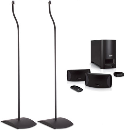 Bose+ CineMate+ Series II Digital Music System - Bundle - with Bose UFS-20 Universal Floor Stands