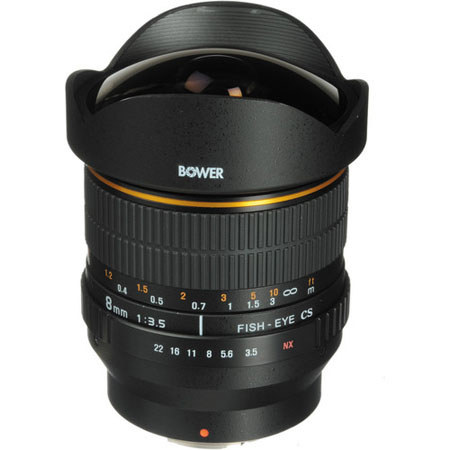 UPC 636980704586 product image for Bower Super-Wide 8mm f/3.5 Fisheye Lens for Samsung NX Mount Cameras | upcitemdb.com