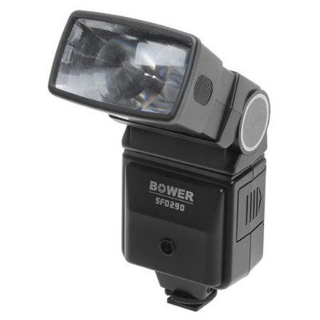 Bower SFD290 Flash, Fully Automatic Zoom, Swivel Bounce Flash for All Cameras with Standard Hot Shoe