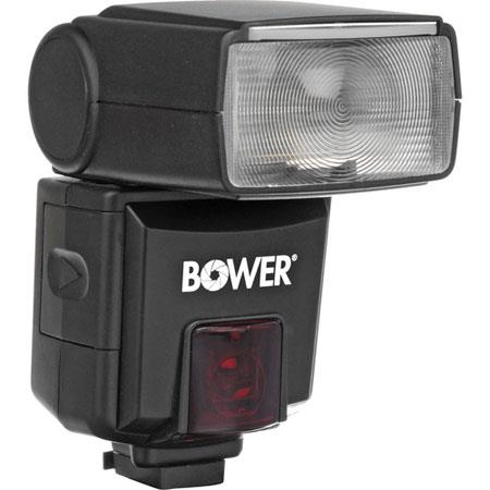 Bower Dedicated Digital Auto Focus Power Zoom/Bounce/Swivel Flash with LCD Display for Sony Cameras, Guide Number 125