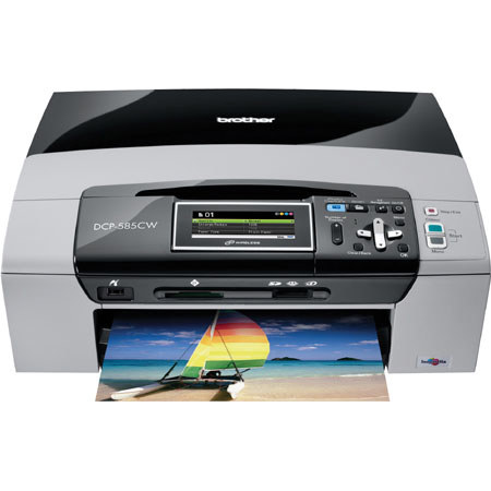 Brother DCP-585CW Color Inkjet All-in-One Wireless Networking Multi-Function Center with Print, Copy &amp; Scan image