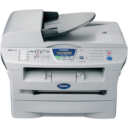 Brother 5-in-1 Monochrome Laser Multi-Function Center with Fax, Print, Copy, Scan &amp; PC Fax. image
