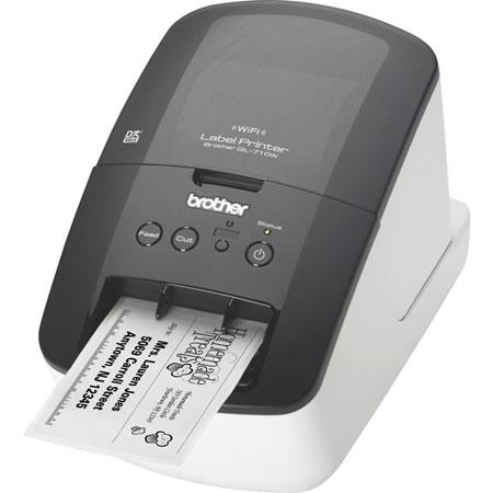 Brother QL-710W High-Speed Label Printer with Wireless Networking, Upto 93 Labels per Minute, 300x600dpi Resolution