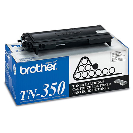 Brother TN350 Standard Black Toner Cartridge, Approximate 2,500 Page Yield image