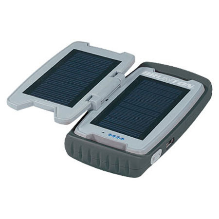Brunton Restore Power Pack with 2 Solar Panels and 2200mAh Battery, Black