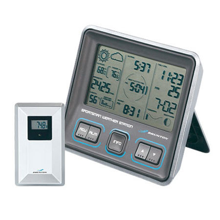Brunton Sportsman's InDoor / OutDoor Weather Station, Fishing Mode, Weather Forecast Prediction and Icon