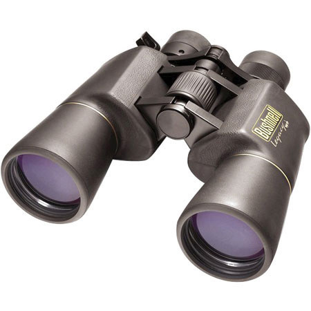 Bushnell 10 - 22 x 50 Legacy Zoom, Waterproof Porro Prism Rubber Armored Binocular with 3.8° - 1.27° Angle of View, USA image