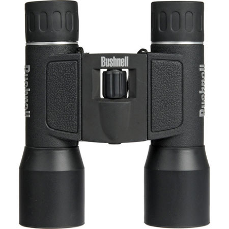 Bushnell 12x32mm Powerview Weather Resistant Roof Prism Binocular with 4.6 Degree Angle of View, Black.