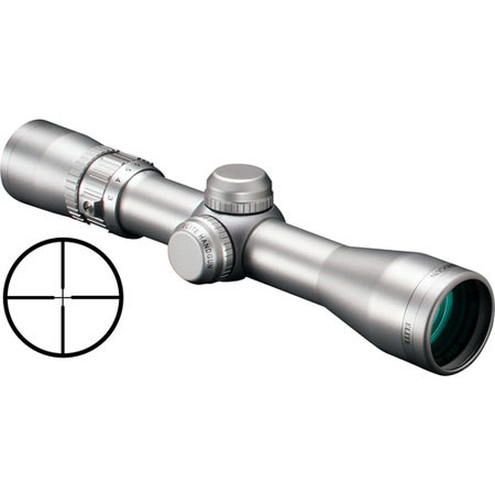 Bushnell 2-6x32mm Elite Handgun Scope, Matte Silver Finish with Multi-X Reticle, 20" Eye Relief.