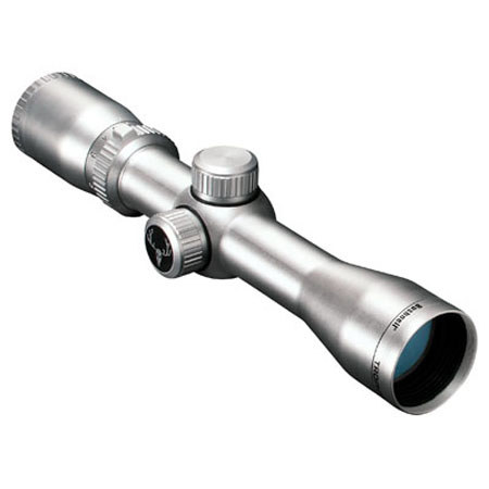 Bushnell 2-6x32mm Trophy XLT Series Handgun Scope, Chrome Stainless Finish with Multi-X Reticle.