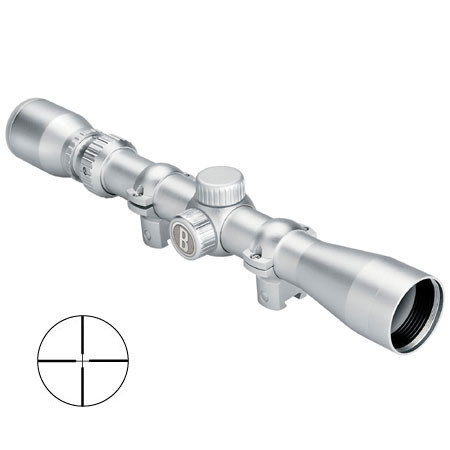 Bushnell 6 - 9 x 32mm .22 Rimfire Series Riflescope, Silver Finish with Multi-X Reticle. image