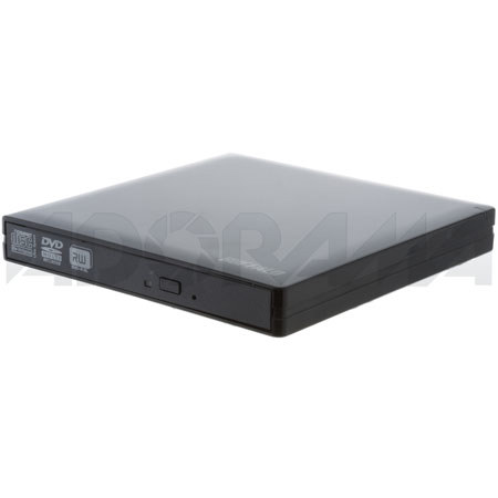 Buffalo Technology MediaStation, 8x Ultra-Slim Portable DVD Writer, Black image