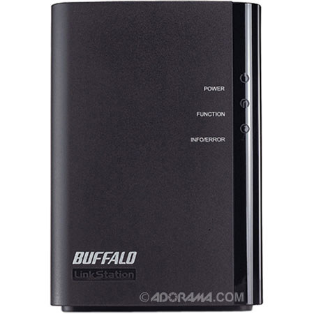 Buffalo 4TB LinkStation Duo Network Storage, USB 2.0 + Gigabit Ethernet RAID 0 + RAID 1 + JBOD
