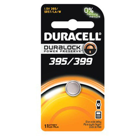 UPC 041333159096 product image for Duracell D395/399 Watch/Electronic Silver Oxide Battery, 1.5 Volt | upcitemdb.com
