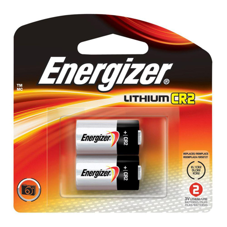 Energizer CR2 3-Volt Photo Lithium Camera Batteries, 2-Pack. image