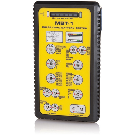 ZTS Inc. MBT-1 Multi-Battery Tester for More than 30 Different Battery Types. image