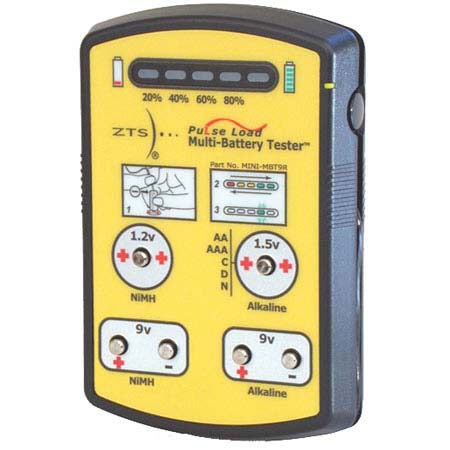 UPC 856777000138 product image for ZTS Inc. ZTS Mini '9R' Multi-Battery Tester for More than 10 Different Battery T | upcitemdb.com